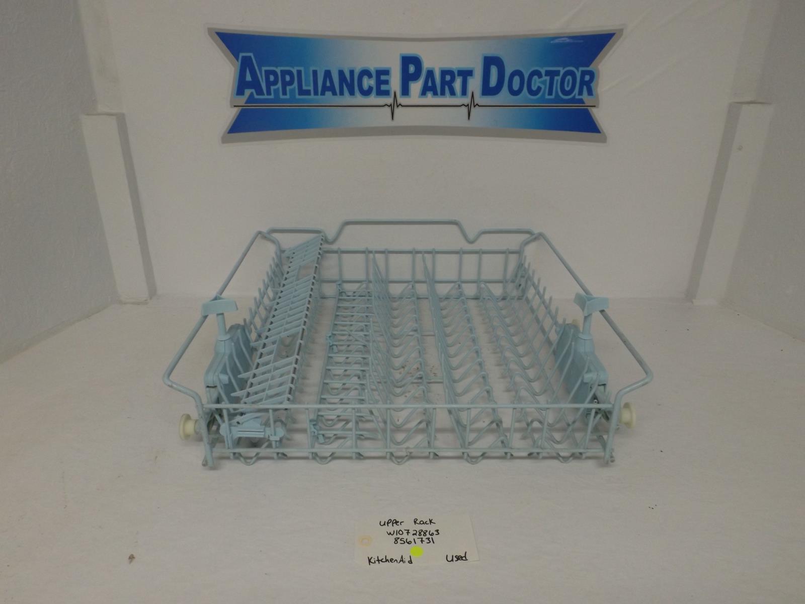 KitchenAid Dishwasher W10728863 8561731 Upper Rack Used KitchenAid Dishwasher W10728863 8561731 Upper Rack Used
